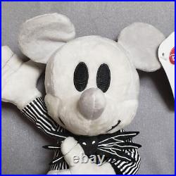 Disney Plush Doll Christmas Dsj Jack Skellington Mickey Mouse