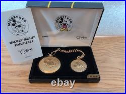 Disney Pocket Watch Mickey & Co Colibri Disney Mickey Mouse USA Swiss Made Rare