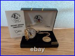Disney Pocket Watch Mickey & Co Colibri Disney Mickey Mouse USA Swiss Made Rare
