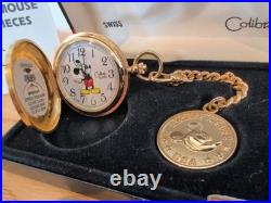 Disney Pocket Watch Mickey & Co Colibri Disney Mickey Mouse USA Swiss Made Rare