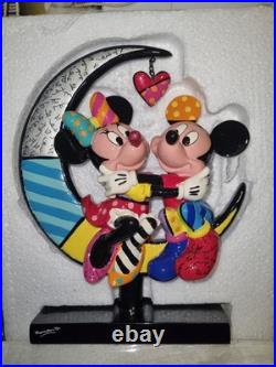Disney ROMERO BRITTO Mickey & Minnie Mouse On Moon 4059575 LE3000 + certificate