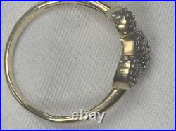 Disney Ring 14 K Yellow Gold and diamond Size 22 Mickey Mouse