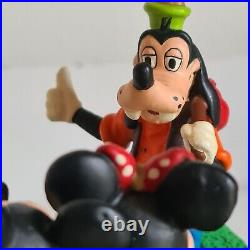 Disney Ron Lee Mickey Minnie Mouse In Car & Goofy Hitch Hiking 119/750 c1995