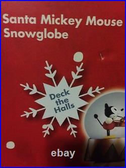 Disney Santa Mickey Mouse Workshop Medium Fig New In Box RARE