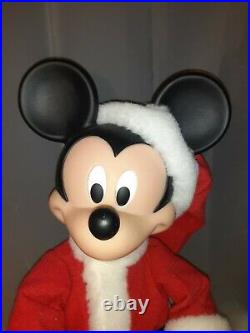 Disney Santa's Best Christmas Mickey Mouse Animatronic Animated Motion-ette