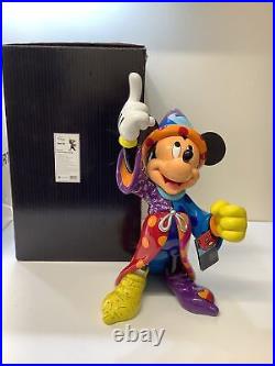 Disney Showcase Britto Mickey Mouse Big Figurine Rare Collectable Sorcerer NEW