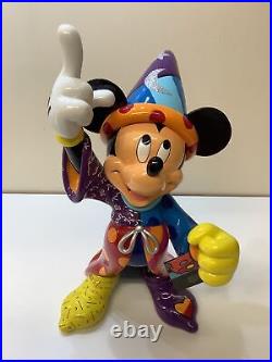 Disney Showcase Britto Mickey Mouse Big Figurine Rare Collectable Sorcerer NEW