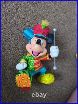 Disney Showcase Britto Mickey Mouse Figurine Rare Collectable Band Leader