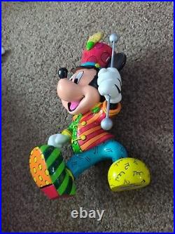 Disney Showcase Britto Mickey Mouse Figurine Rare Collectable Band Leader