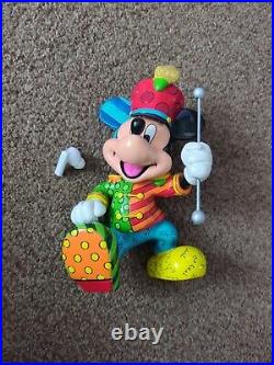 Disney Showcase Britto Mickey Mouse Figurine Rare Collectable Band Leader