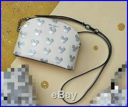 Disney Silver Mickey Mouse Kate Spade Collection Crossbody Bag