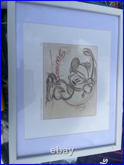 Disney Sketch Print Canine Caddy 1941 Animation Mickey Mouse Picture Golf SWOOSH