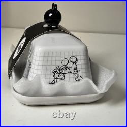 Disney Sketchbook Mickey Mouse Butter Dish