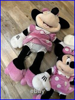 Disney Soft Toys X3 2 Minnie Mouse One Mickey Mouse