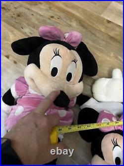 Disney Soft Toys X3 2 Minnie Mouse One Mickey Mouse