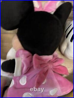 Disney Soft Toys X3 2 Minnie Mouse One Mickey Mouse