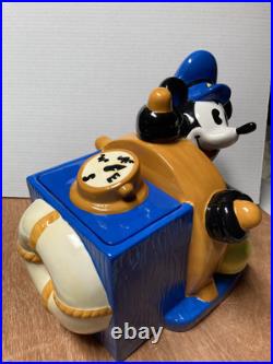 Disney Steamboat Willie Mickey Mouse Treasure Craft Cookie Jar 332/2000