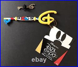 Disney Store D23 Opening Ceremony Key And Pin Set From America