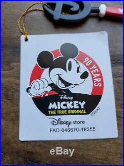 Disney Store Limited Edition 90th Mickey Mouse Birthday Collectors Key NEW W TAG