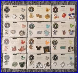 Disney Store Limited Edition Mickey Mouse Memories Complete Pin Collection