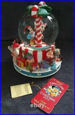 Disney Store Mickey & Minnie Mouse Candyland Christmas Snow Globe 23cm, 2000