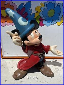 Disney Store Mickey Mouse Fantasia Big Figure Oversized Used Free Shipping 55cm