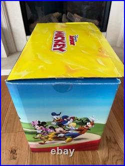 Disney Store Mickey Mouse House Play Set, Lights, Sounds, Pluto Car, 020, inc box