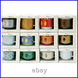 Disney Store Mickey Mouse Memories Mugs Collection Stacking Complete Full Set