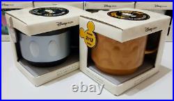 Disney Store Mickey Mouse Memories Mugs Collection Stacking Complete Full Set