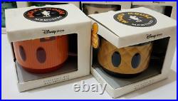 Disney Store Mickey Mouse Memories Mugs Collection Stacking Complete Full Set