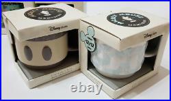 Disney Store Mickey Mouse Memories Mugs Collection Stacking Complete Full Set