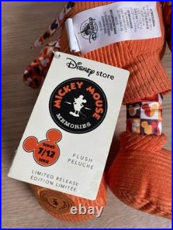 Disney Store Mickey Mouse Memories Plush Jan-Dec Full Collection & Gold 90 Years