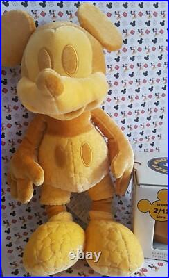 Disney Store Mickey Mouse Memories Plush Pins & Mug New Limited Edition 2/12