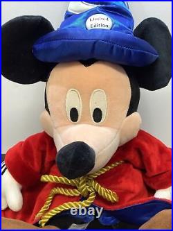 Disney Store Mickey Mouse Plush Ltd Edition Stamped Signed Soft Toy Fantasia 22
