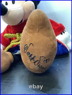 Disney Store Mickey Mouse Plush Ltd Edition Stamped Signed Soft Toy Fantasia 22