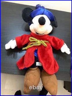Disney Store Mickey Mouse Plush Ltd Edition Stamped Signed Soft Toy Fantasia 22