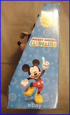 Disney Store Mickey Mouse Talking Train Conductor Plastic Pull String Doll RARE Disney Store Mickey Mouse Talking Train Conductor Plastic Pull String Doll RARE