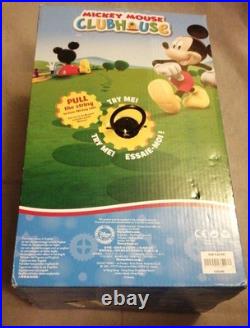 Disney Store Mickey Mouse Talking Train Conductor Plastic Pull String Doll RARE Disney Store Mickey Mouse Talking Train Conductor Plastic Pull String Doll RARE