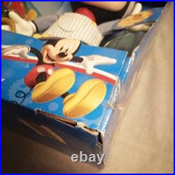 Disney Store Mickey Mouse Talking Train Conductor Plastic Pull String Doll RARE Disney Store Mickey Mouse Talking Train Conductor Plastic Pull String Doll RARE