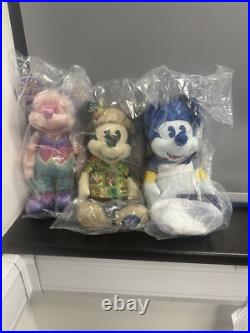 Disney Store Mickey Mouse the Main Attraction Soft Toy 12 Complete Set NEW