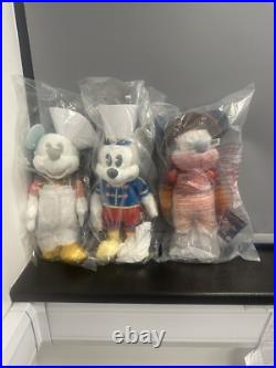 Disney Store Mickey Mouse the Main Attraction Soft Toy 12 Complete Set NEW