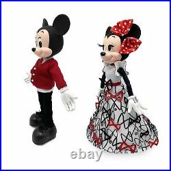 Disney Store Mickey and Minnie Mouse Limited Edition Sweethearts Doll Set BNWT
