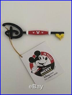 Disney Store Opening Ceremony Key, Limited Special Edition, Mickey Mouse 90th