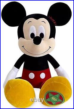 Disney Store Vintage Style Large 18 Mickey Mouse Collectible Velvet Plush NEW