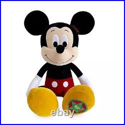 Disney Store Vintage Style Large 18 Mickey Mouse Collectible Velvet Plush NEW