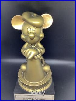 Disney Studios Mickey Mouse Bronze Figurine Large 10 Best Mother Plaque Rare Disney Studios Mickey Mouse Bronze Figurine Large 10 Best Mother Plaque Rare