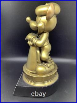 Disney Studios Mickey Mouse Bronze Figurine Large 10 Best Mother Plaque Rare