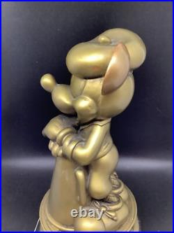 Disney Studios Mickey Mouse Bronze Figurine Large 10 Best Mother Plaque Rare