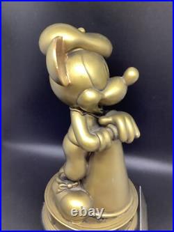 Disney Studios Mickey Mouse Bronze Figurine Large 10 Best Mother Plaque Rare