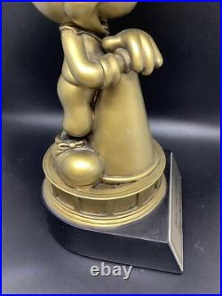 Disney Studios Mickey Mouse Bronze Figurine Large 10 Best Mother Plaque Rare
